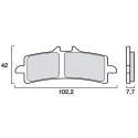 PLAQUETTES DE FREINS BREMBO AVANT  07BB37SA