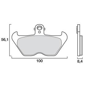 PLAQUETTES DE FREINS BREMBO 07BB24SA