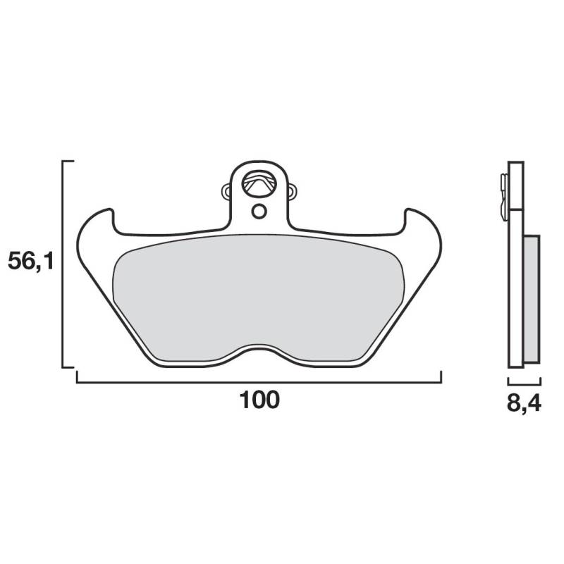 PLAQUETTES DE FREINS BREMBO 07BB24SA