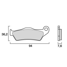 PLAQUETTES DE FREINS BREMBO 07BB04SA