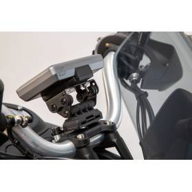 Support GPS pour cockpit Noir. Moto Guzzi V85 TT (19-).