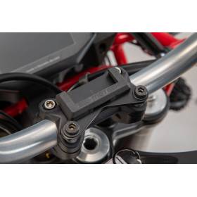 Support GPS pour cockpit Noir. Moto Guzzi V85 TT (19-).