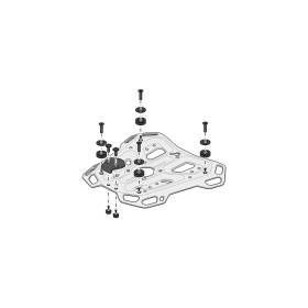 Système topcase TRAX ADV Noir. BMW R 1200 GS Adv / R 1250 GS Adv (13-).