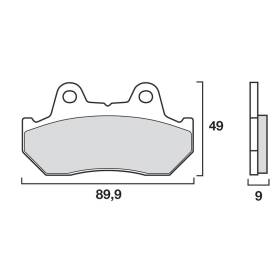 PLAQUETTES DE FREINS BREMBO 07HO1807