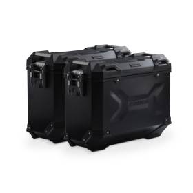 Kit valises TRAX ADV Noir. 37/37 l. CB500X, CB500F / CBR500R (-15).