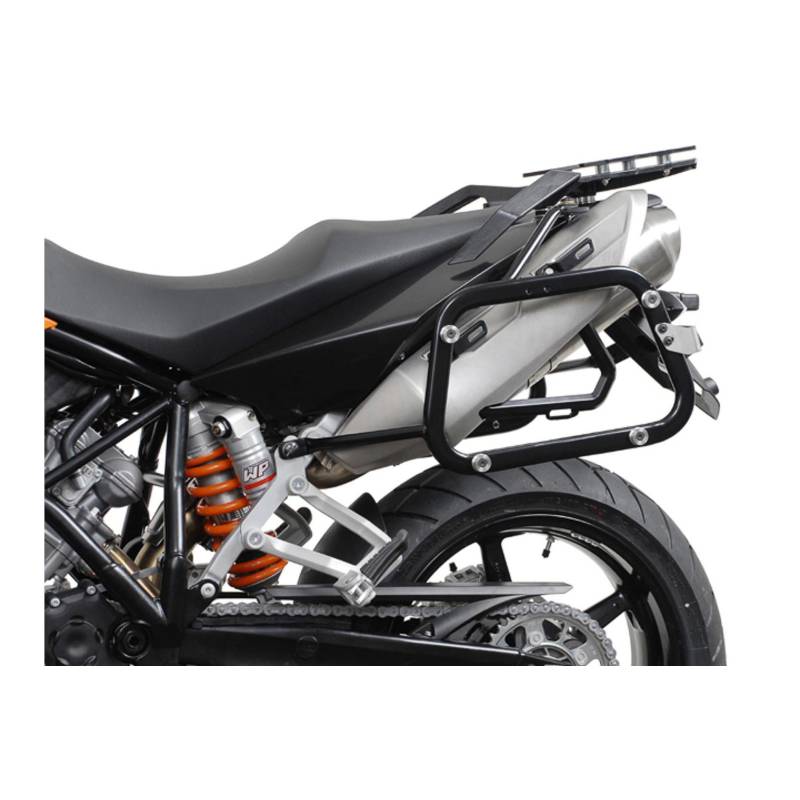 Supports valises EVO Noir. KTM 990 SM / SM-T / SM-R / 950 SM