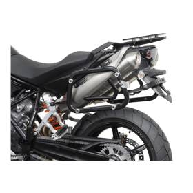 Supports valises EVO Noir. KTM 990 SM / SM-T / SM-R / 950 SM