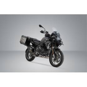 Kit valises TRAX ADV + Akrapovic Noir. 45/37 l. BMW R 1250 GS / Adventure (19-).