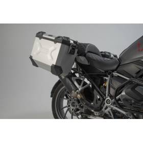 Kit valises TRAX ADV + Akrapovic Argent. 45/37 l. BMW R 1250 GS / Adventure (19-).