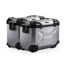 Kit valises en aluminium TRAX ADV Gris anodisé. 45/45 l. BMW F 900 R / XR (19-).