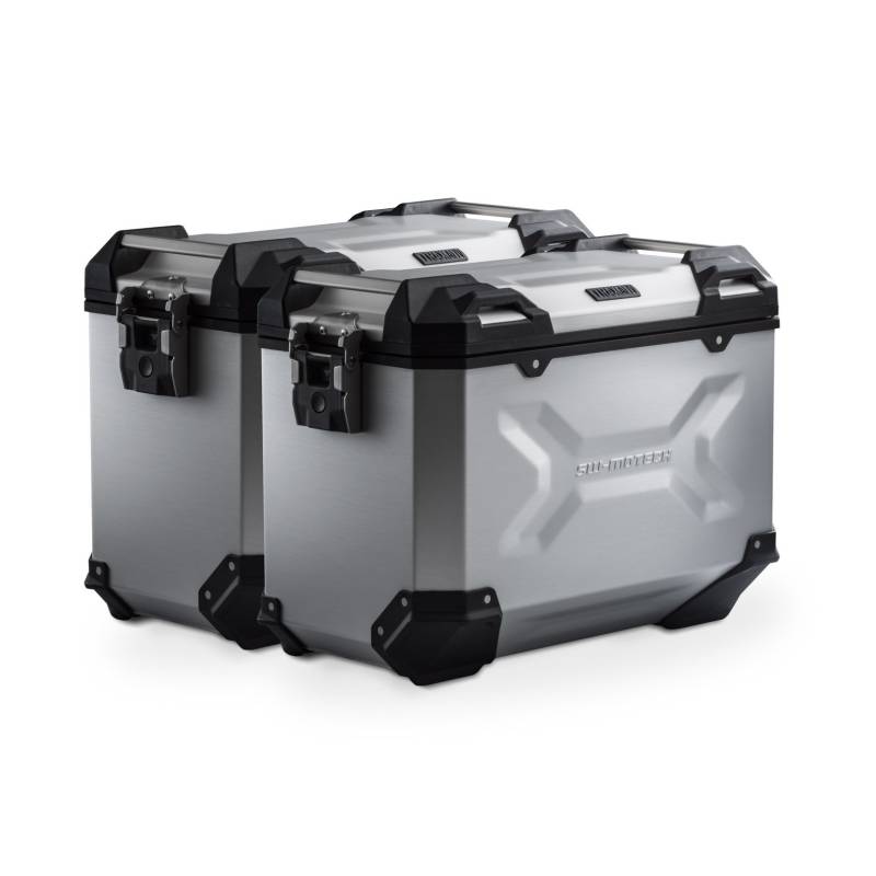 Kit valises en aluminium TRAX ADV Gris anodisé. 45/45 l. BMW F 900 R / XR (19-).