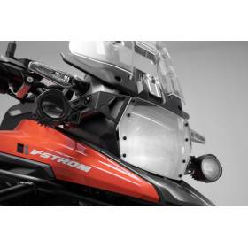 Protection de phare Support avec écran PVC. Suzuki V-Strom 1050 (19-).