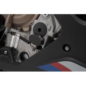 Protection de couvercle de carter moteur Noir/gris. BMW S1000RR (19-).