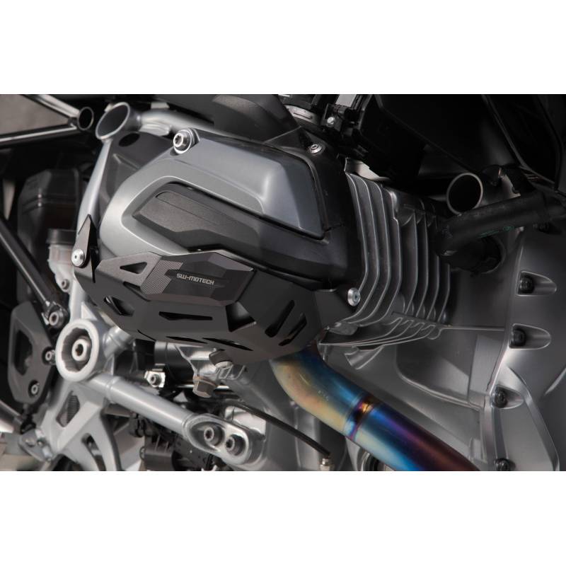 Protections de cylindres Noir. Modèles BMW R 1200 (12-).