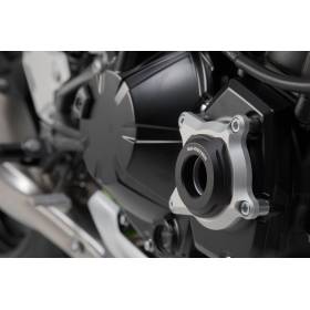 Protection de couvercle de carter moteur Noir/Gris. Kawasaki Z900 (16-)/Z900RS (17-).