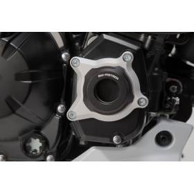 Protection de couvercle de carter moteur Noir/Gris. Kawasaki Z900 (16-)/Z900RS (17-).