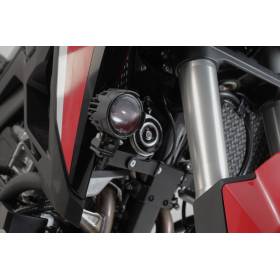 Support pour feux additionnels Noir. Honda CRF1000L/ CRF1100L sans SBL.