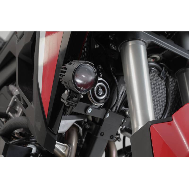 Support pour feux additionnels Noir. Honda CRF1000L/ CRF1100L sans SBL.