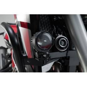 Support pour feux additionnels Noir. Honda CRF1000L/ CRF1100L avec SBL.