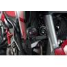 Support pour feux additionnels Noir. Honda CRF1000L/ CRF1100L avec SBL.