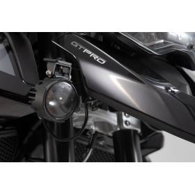 Support poour feux additionnels Noir. Triumph Tiger 900/GT/Rally/Pro (19-).