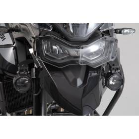 Support poour feux additionnels Noir. Triumph Tiger 900/GT/Rally/Pro (19-).