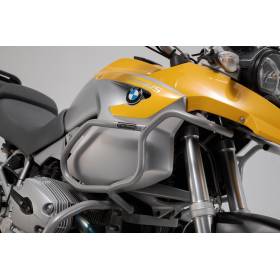 Crashbar haut Argent. BMW R1200 GS (04-07). Seul avec crashbar.