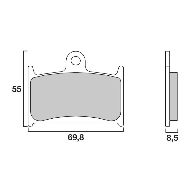 PLAQUETTES DE FREINS BREMBO 07SU14SA