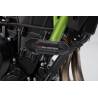 Kit de patins de cadre Noir. Kawasaki Z650 (16-).