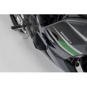 Kit de patins de cadre Noir. Kawasaki Ninja 650 (16-).