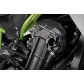 Kit de patins de cadre Noir. Kawasaki Z900 (16-) / Z900RS (17-).