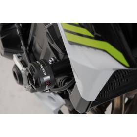 Kit de patins de cadre Noir. Kawasaki Z900 (16-) / Z900RS (17-).