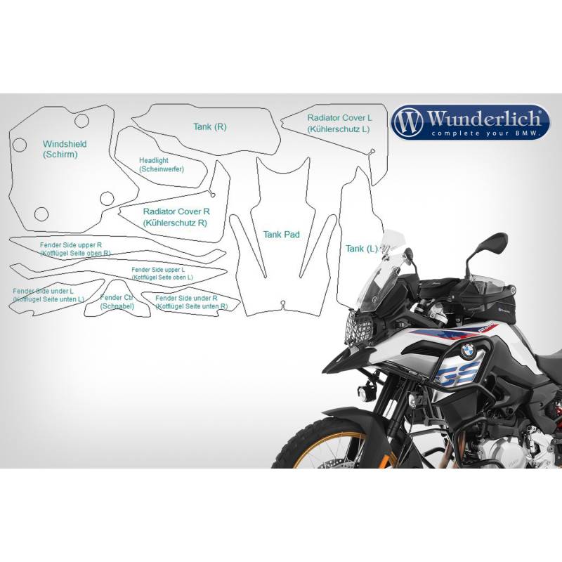 Protection complète BMW F780GS - Wunderlich 28225-000