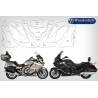 Film protecteur BMW K1600B-K1600GTL / Wunderlich 41790-306