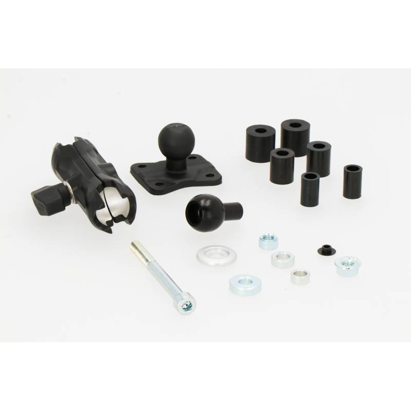 SW MOTECH Kit universel de support à boule 12,5 - 25,0 Trou diametre12,5mm-25,0mm. Boule GPS/Boule 1/Bras.