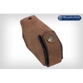 Etui porte-clefs en cuir brun Wunderlich 44115-900