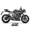 Silencieux Triump Street Triple 765 2020 - SC Project SC1-R Titane Noir