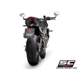 Silencieux Triump Street Triple 765 2020 - SC Project SC1-R Titane Noir