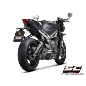 Silencieux Triump Street Triple 765 2020 - SC Project SC1-R Carbone