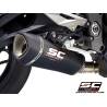 Silencieux Triump Street Triple 765 2020 - SC Project SC1-R Carbone