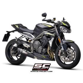 Silencieux Triump Street Triple 765 2020 - SC Project SC1-R Carbone