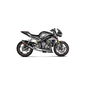 SILENCIEUX RACING TRIUMPH STREET TRIPLE 765 S / R / RS  / AKRAPOVIC 2018-2019