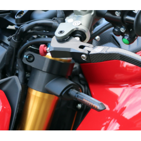 Adaptatateurs Clignotants Avants Ducati Streetfighter V4 / V4S - Cnc Racing - IDA51B