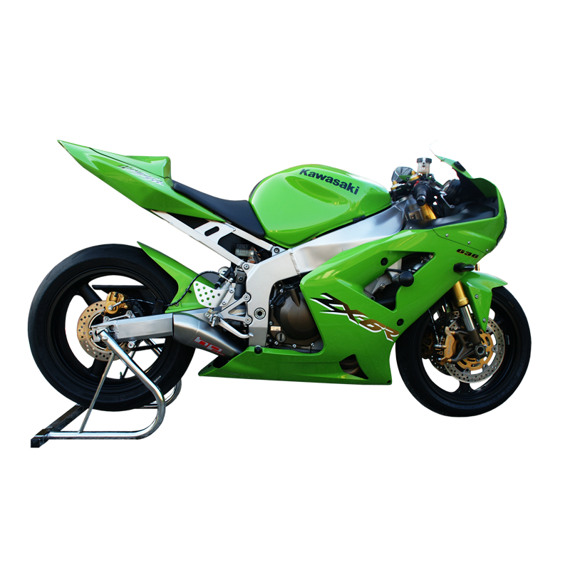 SILENCIEUX KAWASAKI ZX-6R/RR 03-04 / HP CORSE KAHY1007-AB