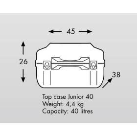 Hepco-Becker top-case JUNIOR TC40