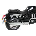 Supports sacoches Triumph Rocket III 2004-2017 / Hepco-Becker C-Bow chromé