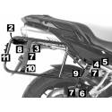 Supports valises Hepco-Becker Yamaha FZ6