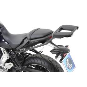 POIGNEE PASSAGER ARRIERE MOTO POUR YAMAHA 700 MT-07 2014>2017 ALU CNC  ANODISE NOIR (PAIRE) -AVOC- - P2R