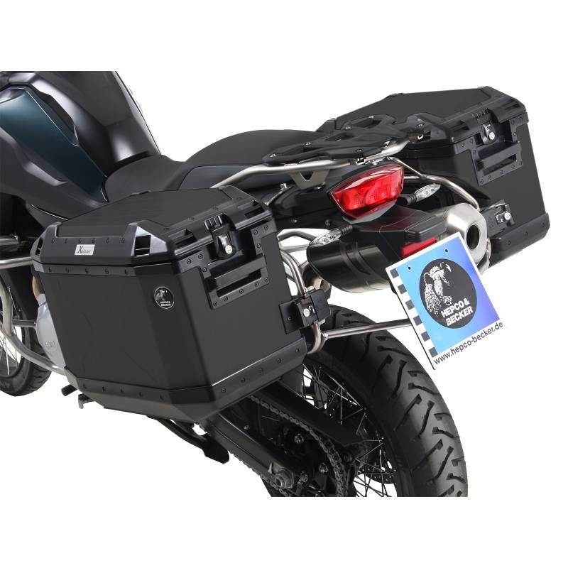 Kit valises BMW F750GS - Hepco-Becker Cutout Xplorer Noir