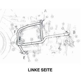 Pare cylindre BMW R850R-R1150R / Hepco-Becker 502913 00 02